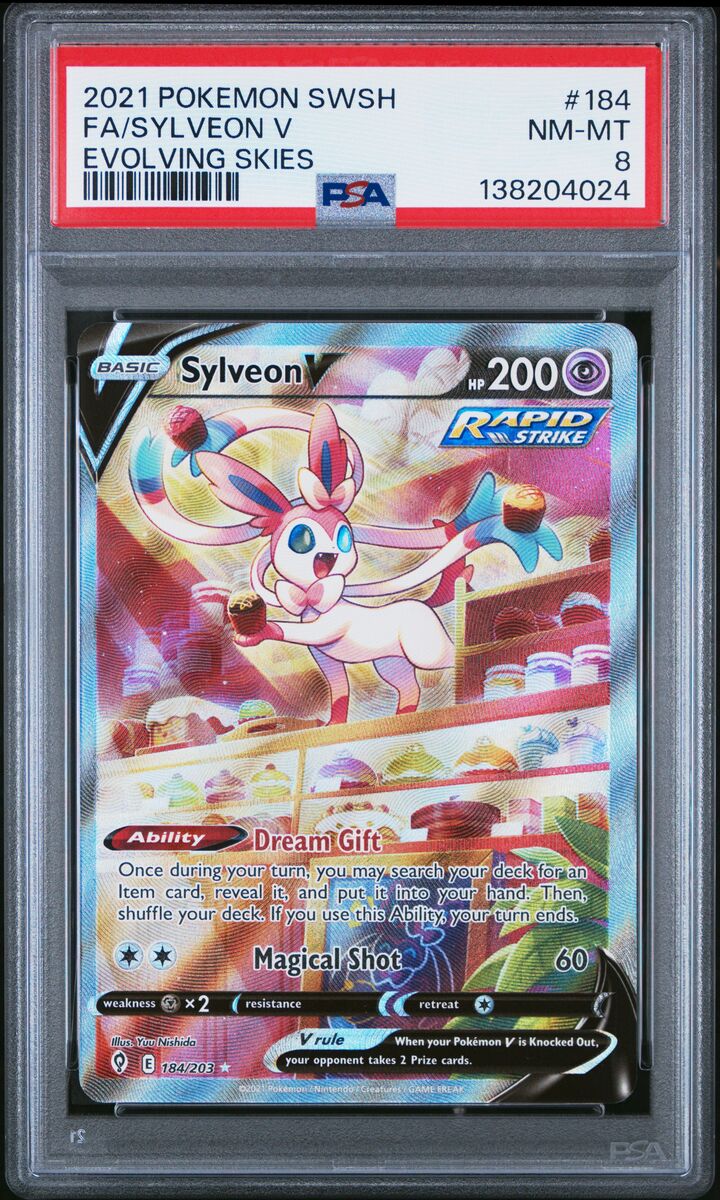 Sylveon V — PSA 8 NM-MT